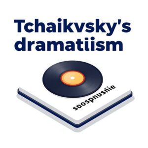 Изометрическая иллюстрация драматизма произведений Чайковского для покупки классических симфоний в формате MP3 от МП3 Заказ